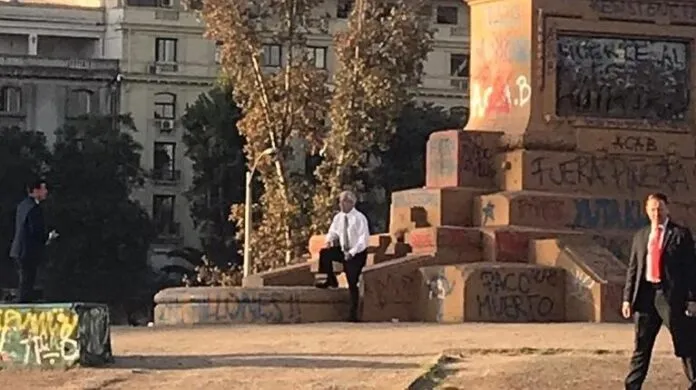 Piñera Plaza Baquedano