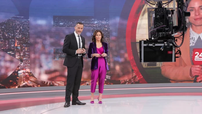 TVN - 24 Horas noticiero rating