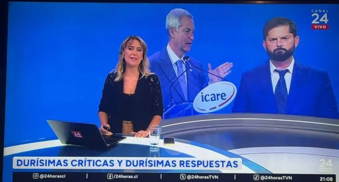 ¿Presidente Boric con corbata? El insólito "fail" gráfico que descolocó al departamento de prensa de TVN