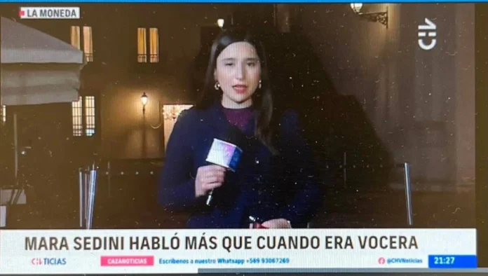 CHV Noticias sobre la exvocera Mara Sedini