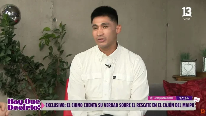 El Chino, rescatado del Cajón del Maipo, en entrevista de Canal 13