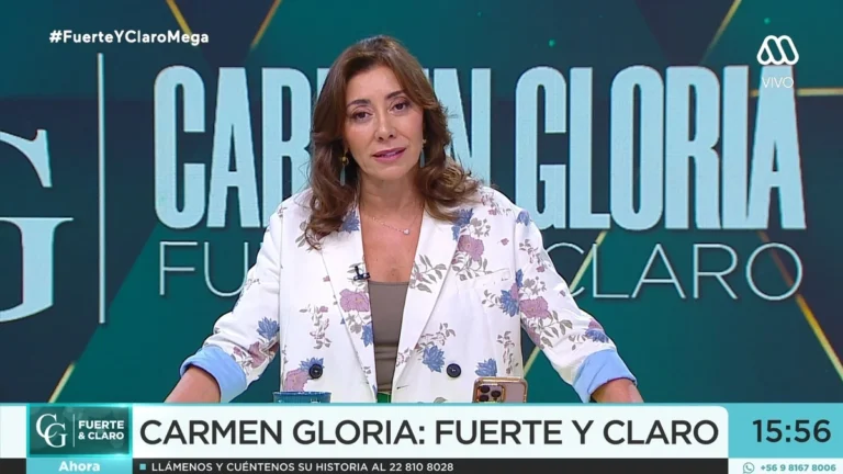 Carmen Gloria Arroyo: Fuerte y Claro consolida su dominio en la tarde de Mega