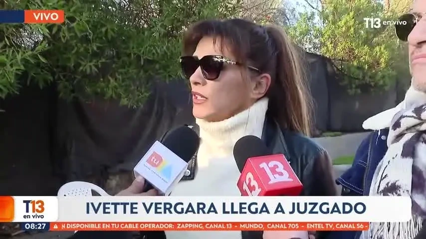 Ivette Vergara vuelve a los tribunales por otra infracción de tránsito Ivette Vergara en el Juzgado de Policía Local de Pudahuel