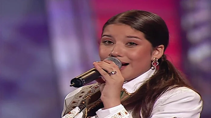 María José Quintanilla en el escenario de Viña del Mar