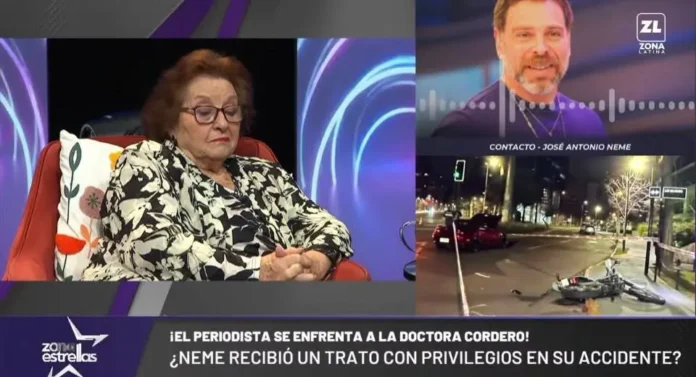José Antonio Neme en cruce en vivo con la doctora María Luisa Cordero en Zona de Estrellas