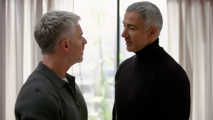 La Baronesa capítulo 42: César Caillet como León y Carlos Díaz como Antonio en la teleserie de Mega